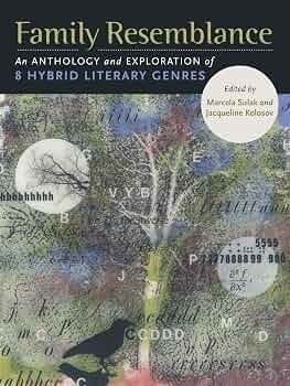 Book cover with layered text, foliage, and abstract photographic textures